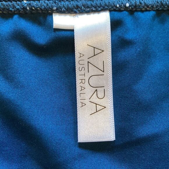 AZURA Australia Teal Polka Dot Bikini Size 6 - Picture 7 of 9